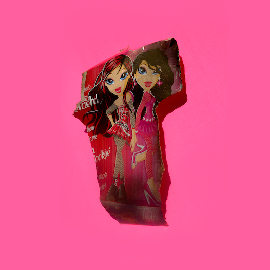 bratz, empty packages series, by Naomi Pitcairn