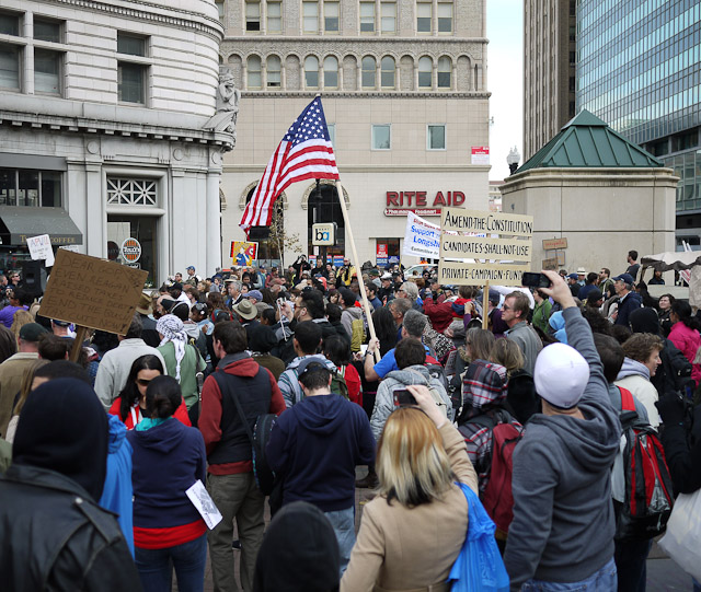 marchers vs cops